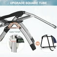 thumbnail image 3 of Slsy Chaise Zéro Gravité, Chaise Longue Inclinable Pliable et Portable avec Coussin Amovible, Appuie-Tête, Chaise Longue Inclinable de Patio pour Intérieur, Extérieur, 3 of 8