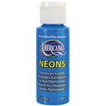 thumbnail image 2 of DecoArt Americana Neon's Paint, 2-Ounce, Electric Blue, 2 of 3