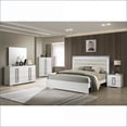 thumbnail image 3 of Chests & Wardrobes, Olivia Contemporary 5-Drawer Wood Chest, White | White | Wood, 3 of 5