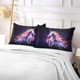 thumbnail image 6 of GZHJMY Dream Starry Unicorn Body Pillow Cover with Zipper, Soft and Cozy Fuzzy Fleece Body Pillow Case Cover 21 x 54 in,Plush Long Body Pillow Pillowcase Home Decor, 6 of 7