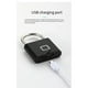 thumbnail image 4 of Candado Inteligente con Huella Dactilar Sin Llave, con Carga USB, Resistente Al Agua, Desbloqueo de 0,2 Segundos, de Seguridad A, 4 of 5