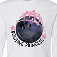 thumbnail image 4 of Inktastic Bowling Princess- Tiara Long Sleeve Youth T-Shirt, 4 of 5
