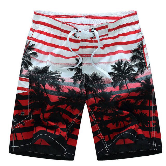 Pantalones cortos de playa para hombre, Shorts elásticos de secado rápido con cintura elástica para el hogar o al aire libre, correr, surfear, nadar, deportes acuáticos Fivean unisex