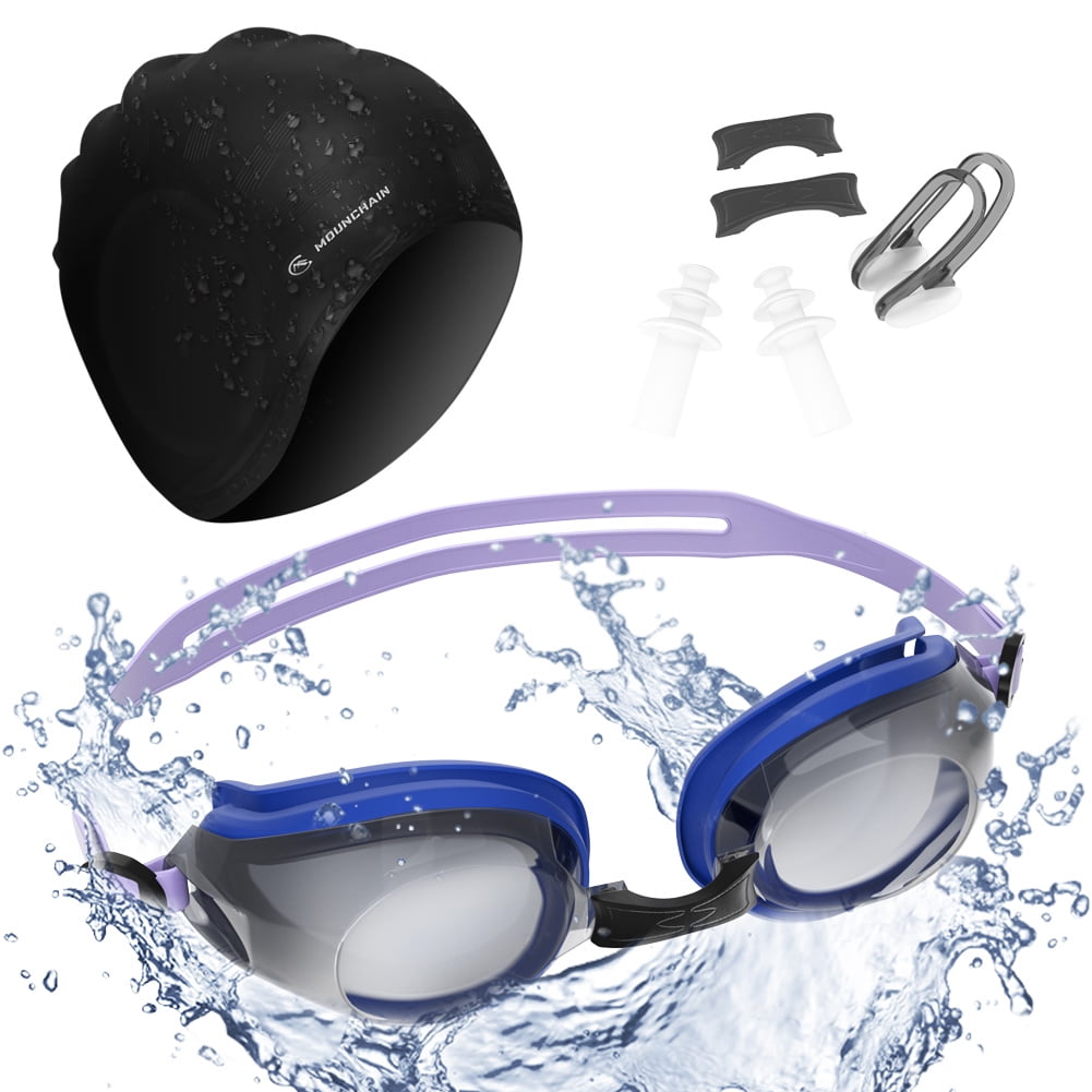 Goggles Swimming Pool Basic Amateur Adult Antifog Adjustable Goggles 