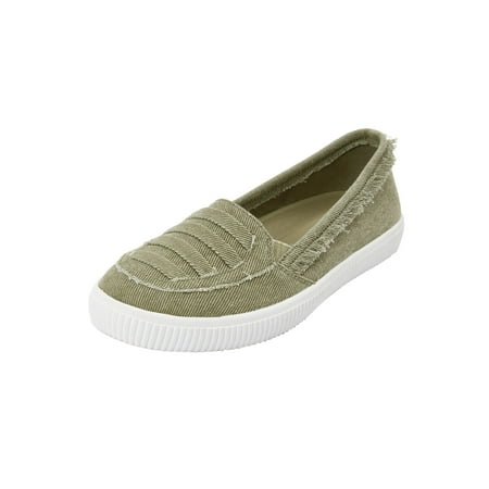 

Comfortview Women s Wide Width The Analia Slip-On Sneaker