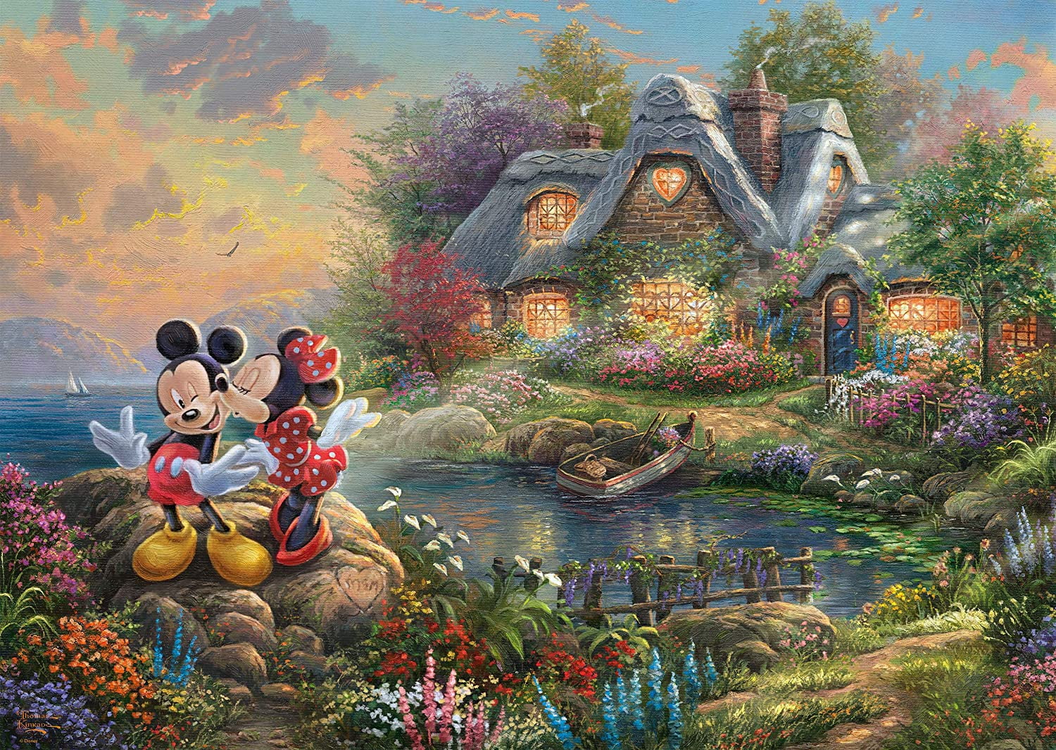 Schmidt Kinkade: Disney Mickey Mouse Jigsaw Puzzle (1000 Pieces)