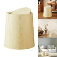 thumbnail image 2 of SDFGTstore Plastic Garbage Can With Odor Proof Lid Retro Wood Grains Pattern for Small Space, 2 of 11