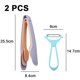 thumbnail image 2 of Sistema de la cocina para el nuevo apartamento casero, cuchillo de pelar del acero inoxidable del clip plástico de la comida 3 en 1, 2 of 5