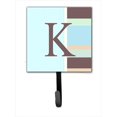 thumbnail image 1 of Carolines Treasures CJ1003-KSH4 Letter K Initial Monogram - Blue Stripes Leash Holder Or Key Hook, 1 of 8
