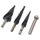 thumbnail image 2 of Broca Escalonada Para Metal, 4 Flautas, Vástago De 1/4 De Pulgada, Juego De Brocas Escalonadas De Cobalto M35, Brocas De Cobalto Resistentes Para Acero Inoxidable, Metal Duro, Madera Y Plástico, 2 of 14