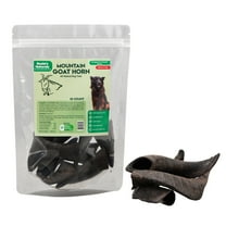 Mountain Goat Horn -100% Natural, Long-Lasting Dog Chews & Treats, New, 10 Count-10 oz