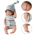 thumbnail image 3 of Muñecas De Bebé Reborn, Muñecas De Bebé Recién Nacidas Realistas, Niña Pequeña Real De Silicona De 6 Pulgadas Realista Muyoka Hogar, 3 of 6