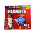 thumbnail image 2 of Huggies Little Snugglers Baby Diapers Size 1 (Up to 14 lbs) 234 Counts, 2 of 6