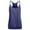Navy, variant on aidice Racerback Tank Tops for Women Sleeveless Strap Cotton Tanks Athletic Workout Running Tops