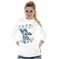 thumbnail image 4 of Vintage Mega Man Check These Out Unisex Plus Size Long Sleeve Tee Shirt Brisco Brands 2X, 4 of 6