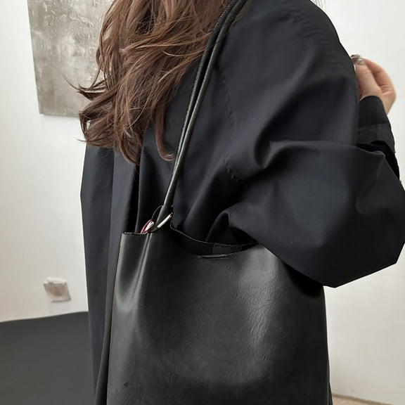 Work Tote Bags for Women Clean Shoulder Bag, Fashionable Women's Bag, 2025 Spring Style, Casual Commuter Tote Bag, Everyday Casual. Bags for Women Fashion