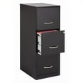 thumbnail image 2 of Scranton & Co 3 Drawers Modern Metal Vertical File Cabinet with Lock in Black, 2 of 15