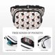 thumbnail image 5 of Fotbe Pigs Cangurera Cuadrada con Estampado de Doble Capa, Bolsa de Cintura Ajustable Mini para Hombres y Mujeres, 5 of 9