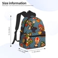thumbnail image 4 of Lsque Mario Classic Casual Backpack - Large Capacity Water-Resistant Backpack for School, Work, Travel, and Outdoor Activities, 4 of 8