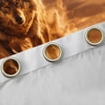 thumbnail image 4 of Feelyou Wildlife Wolf Curtains Pack of 2 (52x84 Each), Rustic Animal Window Curtains, 4 of 6
