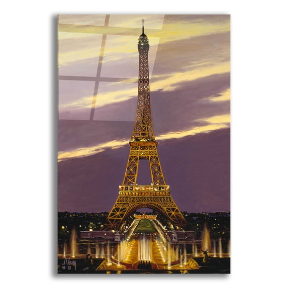 Epic Art 'I love you Paris 2' by Anthony Casay, Acrylic Glass Wall Art, 12"x16"