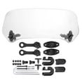 thumbnail image 2 of Universal Motorcycle Windscreen, Windshield Spoiler Air Deflector Adjustable with Extension Arms Double Hinges for Enhanced Wind Protection Comfort, 2 of 7