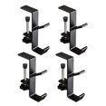 thumbnail image 1 of 4pcs Clamp-On Utility Hook for Handbags Backpack - Under Table Mount Holder Bag Hanger, Table Organizer for School & Office, 1 of 5