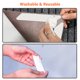 thumbnail image 5 of Cinta adhesiva para alfombras ZONGOOL, reutilizables y lavables, 12 unidades, color blanco, 5 of 6