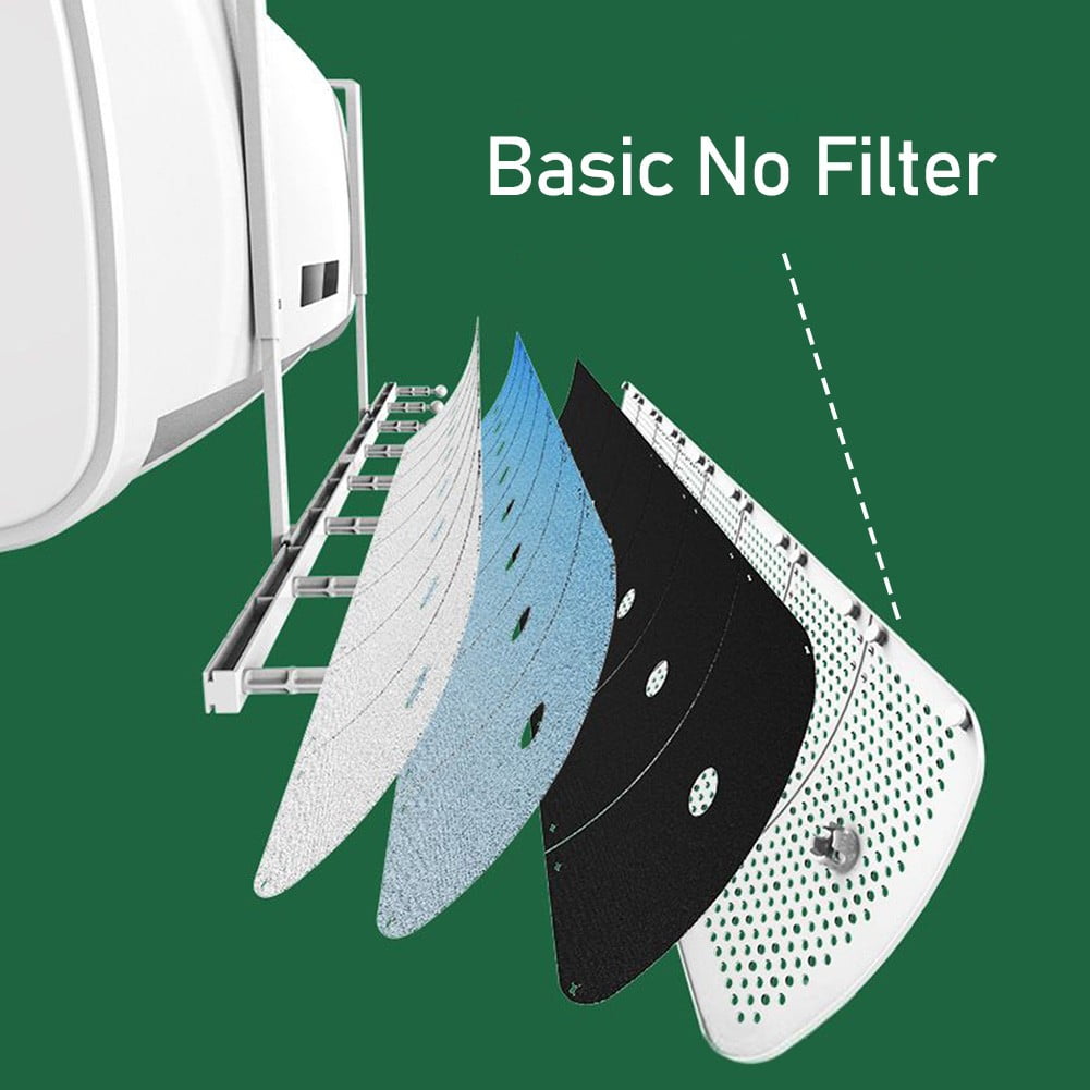 SAFWEL Wall-Mounted Retractable Air-Conditioning Wind Deflector, Anti