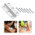 thumbnail image 4 of 4pcs Stainless Steel Hinges Swing Hinges Heavy Duty Lift Off Hinges Door Window Hinges, 4 of 5