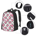 thumbnail image 2 of Fotbe Rose Flowers Pattern Student Backpack –School backpack Large Capacity Durable and Ergonomic Backpack with Laptop Compartment and Multiple Pockets, 2 of 6