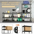 thumbnail image 5 of Lilypelle Adjustable Shelving Unit, 72"H Heavy Duty Shelving Utility Rack for Office Kitchen Pantry Closet Garage Basement ，1100 lbs Capacity, 1PC, 5 of 8
