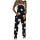 thumbnail image 2 of Mono punk con estampado de mujer Mono informal suelto con estampado de girasoles Mono Pompotops  qyievc628, 2 of 9