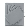 thumbnail image 3 of Comfort Classics Microfiber 6 Piece Gray Sheet Set with Side Storage Pockets, Queen, 3 of 9