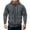 Dark Gray, variant on Men's Relaxed Fit Lined Full Zip Hoodie Jacket Fall Winter Solid Zip Up Outerwear Lightweight Comfy Long Sleeve Coat (Dark Gray,2XL)