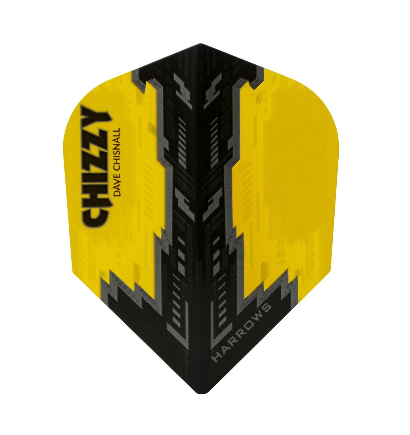 Harrows Chizzy Dave Chisnall High-Grade Alloy Darts -  Includes Three Steel-Tip “Tungsten-Look” Brass Darts, Three Supergrip Shafts & Three Prime Flights - 24 Grams