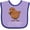 Lavender and Purple, variant on Inktastic I Am an Adorable Ball of Fluff Cute Kiwi Bird Boys or Girls Baby Bib