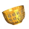 thumbnail image 2 of Contenedor de almacenamiento de cuenco del tesoro de latón, cuenco Bai Fu, regalos, artesanía china tradicional para estudio, escritorio, decoración, 2 of 8