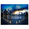 thumbnail image 2 of View from Marina Bay Sands Panorama - Cityscape Canvas Print, 2 of 3