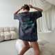 thumbnail image 1 of Camisetas de algodón de gran tamaño para hombre y mujer, ropa de calle informal, Unisex, Top básico, sólido, fresco, 1 of 5