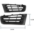 thumbnail image 2 of x Black Right & Left Front Grille Grills 7701474478 for Megane 2 Phase II g20241456134, 2 of 5