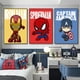 thumbnail image 3 of Marvel Poster Vengadores SpiderMan Superhero Dibujos animados Pintura de lienzo Arte de pared Impresión de imágenes Obras de arte Familia Niños Decoración de dormitorio Niño Sorpresa Cumpleaños Regalo, 3 of 4
