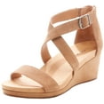 thumbnail image 2 of Sandalias de Cuña Lucky Brand Sesame Mujer Talla 8.5 US, 2 of 8