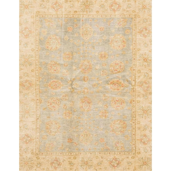 Ahgly Company Indoor Rectangle Abstract Brown Gold Oriental Area Rugs, 2' x 3'
