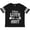 Football Black and White, variant on Future Goth Like My Aunt with Skulls Boys or Girls Toddler T-Shirt