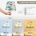 thumbnail image 3 of Ryvnso LED Bedside Table Lamp Summer Palm Trees Bedroom Desk Lamps Nightstand Lampshade M, 3 of 7