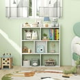 thumbnail image 5 of Costway 1 PCS 7-cube Bookcase Open Storage Shelf with Anti-tipping Kits for Living Room White, 5 of 9