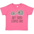 thumbnail image 3 of Inktastic My Nan Loves Me Grandchild Boys or Girls Baby T-Shirt, 3 of 5