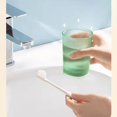 thumbnail image 4 of Kunmingshisd（70x60x102mm)Juego de 2 vasos irrompibles, vasos de baño, soporte de plástico para cepillos de dientes, vasos de baño, soporte para brochas de maquillaje., 4 of 4