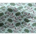 thumbnail image 4 of oneOone Viscose Chiffon Fabric Leaves & Floral Block Printed Craft Fabric BTY 42 Inch Wide, 4 of 4
